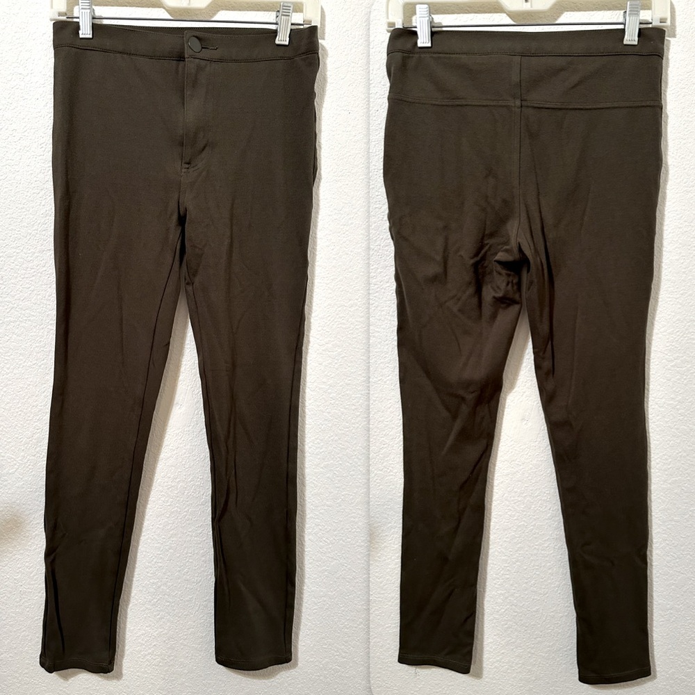 *EUC* EXPRESS Super Skinny Legging Pants Olive Green Size 4 - Picture 1 of 3